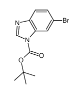 1H-Benzimidazole-1-carboxylicacid,6-bromo-,1,1-dimethylethylester Structure