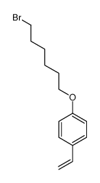 1-(6-bromohexoxy)-4-ethenylbenzene Structure