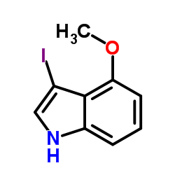 3-Iodo-4-methoxy-1H-indole Structure