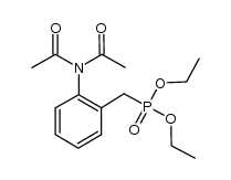 diethyl 2-(N-acetylacetamido)benzylphosphonate结构式