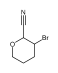 3-溴四氢-2H-吡喃-2-甲腈结构式