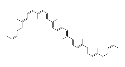 7',8'-Dihydro-ψ,ψ-carotene结构式