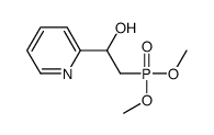 2-dimethoxyphosphoryl-1-pyridin-2-ylethanol Structure