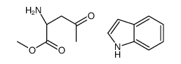 1H-indole,methyl (2S)-2-amino-4-oxopentanoate结构式