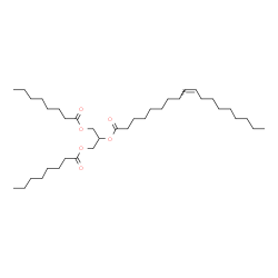 1,3-Dioctanoyl-2-Oleoyl Glycerol structure