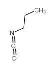 1-Isocyanato propane Structure