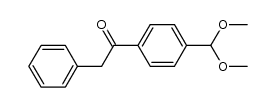1-[4-(dimethoxymethyl)phenyl]-2-phenylethanone Structure