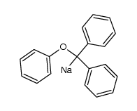 α-phenoxy-benzhydryl sodium Structure