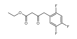 3-氧代-4-(2,4,5-三氟苯基)丁酸乙酯结构式