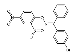 O-(2,4-dinitrophenyl)-4'-bromobenzophenone oxime结构式