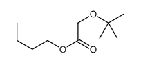 butyl 2-[(2-methylpropan-2-yl)oxy]acetate Structure