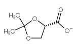 (S)-2,2-二甲基-1,3-二氧戊环-4-羧酸钾结构式