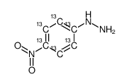 4-硝基苯-13C6-肼结构式