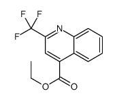 4-Quinolinecarboxylic acid, 2-(trifluoromethyl)-, ethyl ester Structure
