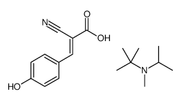 Α-氰基-4-羟基肉桂酸 N-叔丁基-N-异丙基-N-甲铵盐结构式
