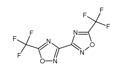 5,5'-trifluoromethylbis(1,2,4-oxadiazol-3-yl)结构式