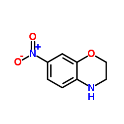 7-硝基-3,4-二氢-2H-1,4-苯并异噁嗪结构式