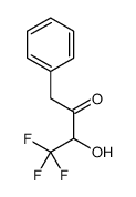 4,4,4-trifluoro-3-hydroxy-1-phenylbutan-2-one结构式