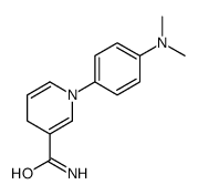 1-[4-(dimethylamino)phenyl]-4H-pyridine-3-carboxamide结构式