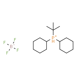 tert-Butyldicyclohexylphosphonium tetrafluoroborate Structure