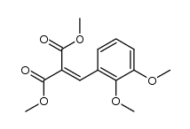 dimethyl 2-(2,3-dimethoxybenzylidene)malonate结构式