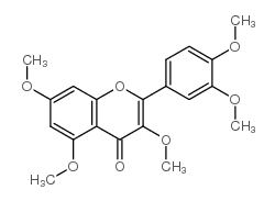 Quercetin 3,5,7,3,4-pentamethyl ether Structure