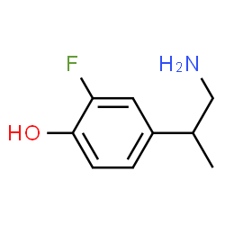 Phenol,4-(2-amino-1-methylethyl)-2-fluoro-结构式