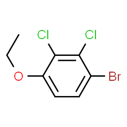 1-bromo-2,3-dichloro-4-ethoxybenzene Structure
