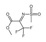 methyl 3,3,3-trifluoro-2-methylsulfonyliminopropanoate结构式