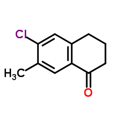 6-Chloro-7-methyl-3,4-dihydro-1(2H)-naphthalenone Structure