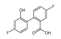 5-fluoro-2-(4-fluoro-2-hydroxyphenyl)benzoic acid结构式