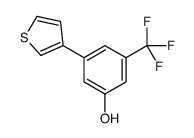 3-thiophen-3-yl-5-(trifluoromethyl)phenol结构式