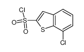 7-chloro-1-benzothiophene-2-sulfonyl chloride Structure