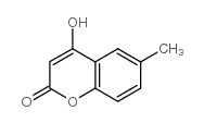 4-羟基-6-甲基香豆素结构式