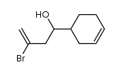 α-(2-bromopropen-2-yl)-3-cyclohexen-1-methanol结构式