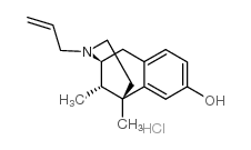 N-Allylnormetazocine hydrochloride structure