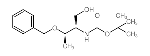 Boc-O-苄基-L-苏氨醇结构式