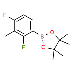 2,4-Difluoro-3-methylphenylboronic acid pinacol ester Structure