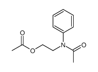 2-(acetylphenylamino)ethyl acetate Structure