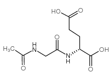 N-乙酰基糖基-D-谷氨酸结构式