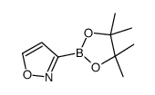 3-(4,4,5,5-tetramethyl-1,3,2-dioxaborolan-2-yl)-1,2-oxazole Structure