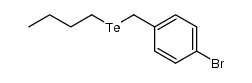 p-bromobenzyl n-butyl telluride Structure