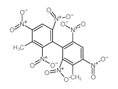 1,1'-Biphenyl,3,3'-dimethyl-2,2',4,4',6,6'-hexanitro- Structure