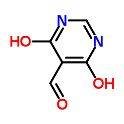 4,6-dihydroxypyrimidine-5-carbaldehyde structure