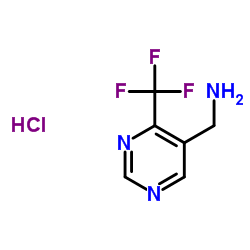 1-[4-(Trifluoromethyl)-5-pyrimidinyl]methanamine hydrochloride (1:1) Structure