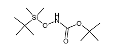 N-Boc-O-TBS-hydroxylamine Structure