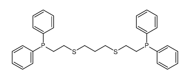 2-[3-(2-diphenylphosphanylethylsulfanyl)propylsulfanyl]ethyl-diphenylphosphane Structure
