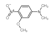 N-(3-甲氧基-4-硝基苯基)-N,N-二甲基胺结构式