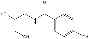N-(2,3-二羟丙基)-4-羟基本甲酰胺结构式