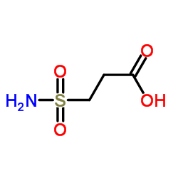 3-(氨基磺酰基)丙酸结构式